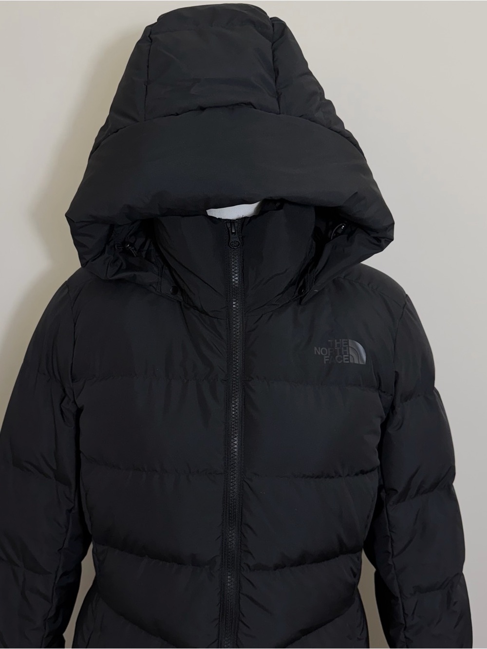 The North Face Women's Metropolis Parka Down Coat TNF Black Sz L - Picture 3 of 10